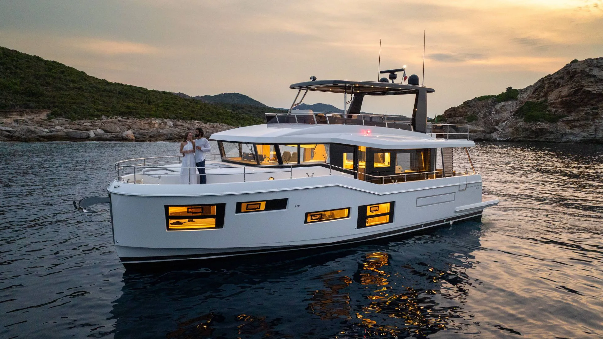 Grand Trawler 63 At Sea