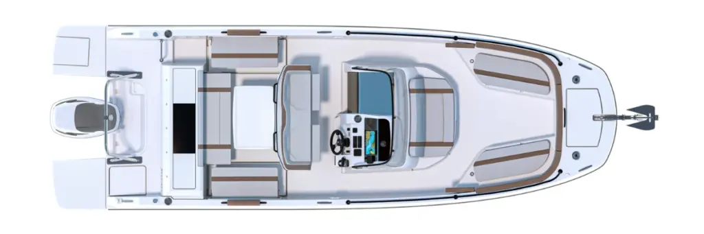 Flyer 8 Spacedeck layout from above