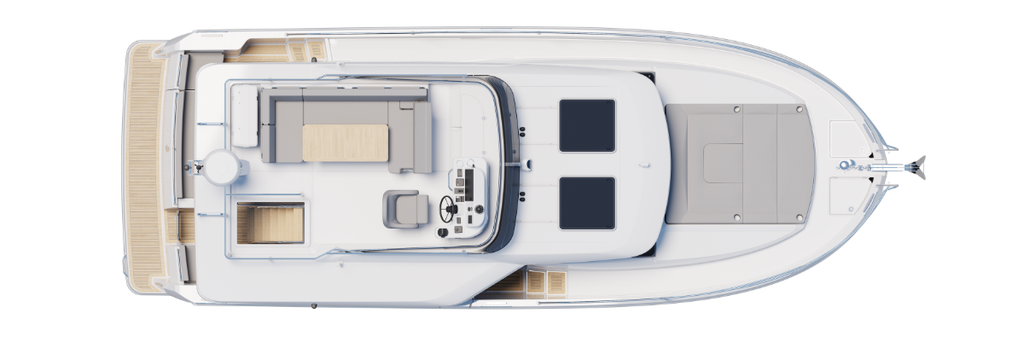Trawler 37 Fly Layout from Above