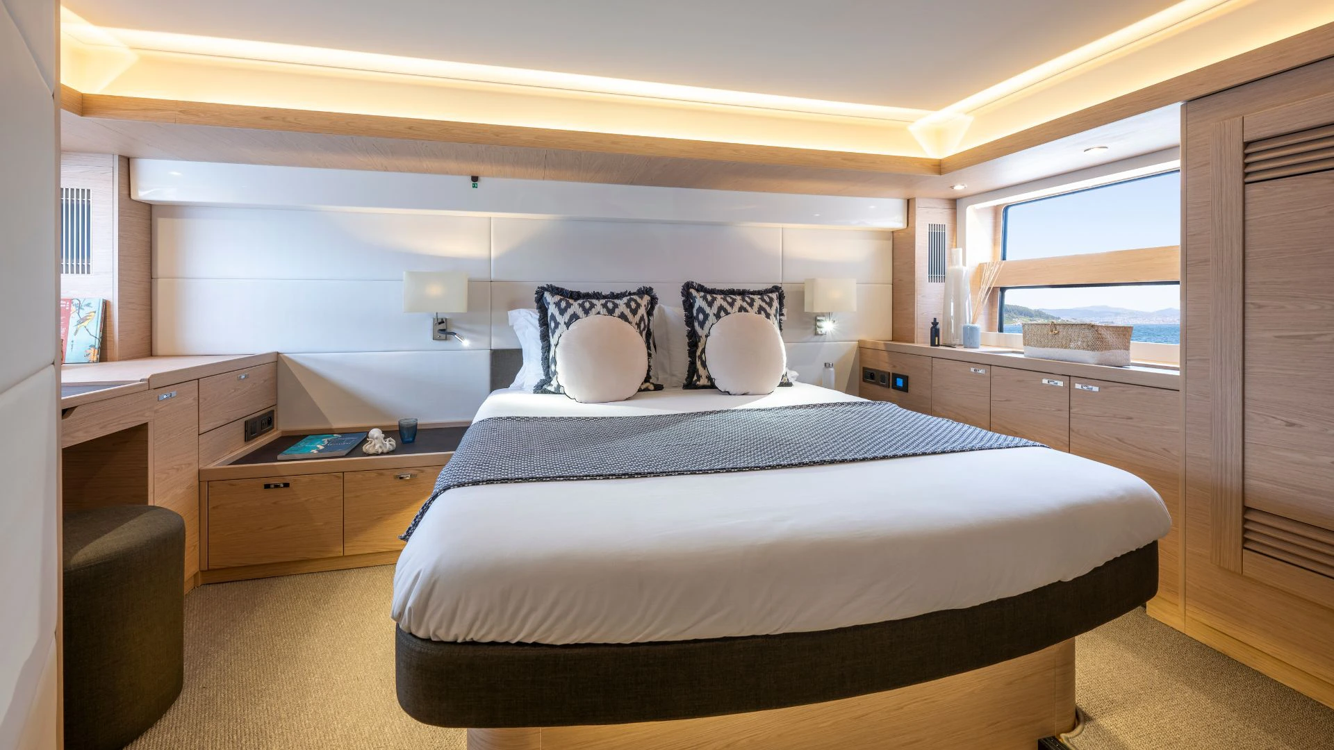 Beneteau Swift Trawler Owner's Cabin