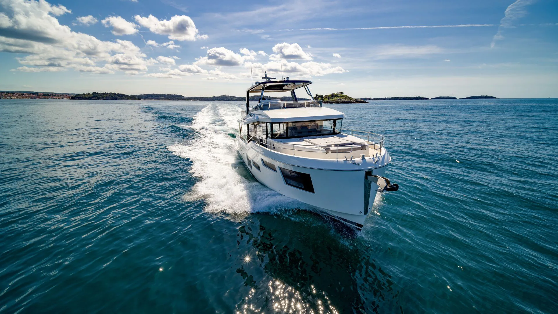 Grand Trawler 63 At Sea