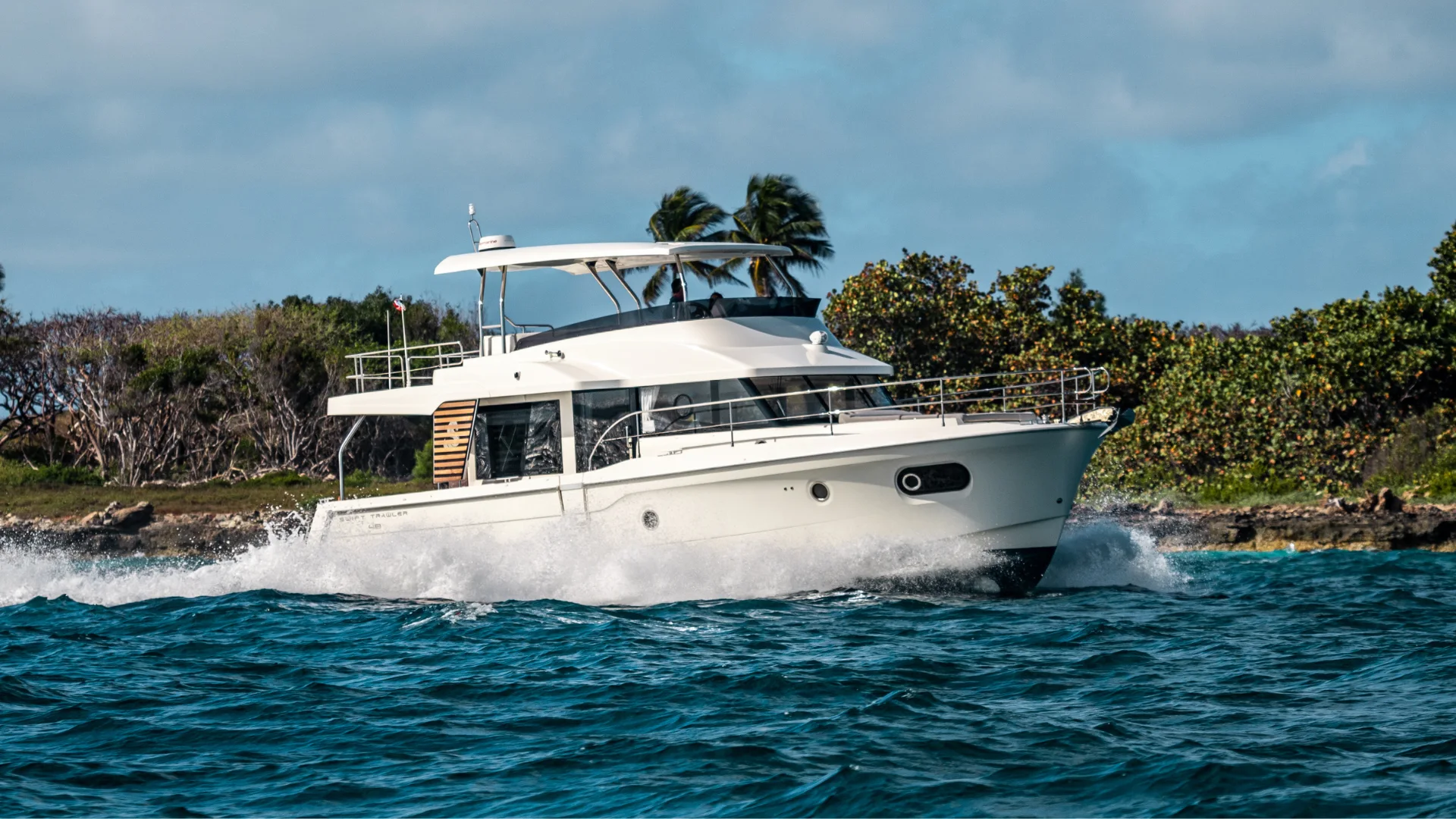 Beneteau Swift Trawler 48 on the water